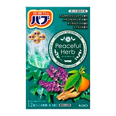 Лечебная соль для ванн с углекислым газом "Peaceful Herb", 12 шт.
