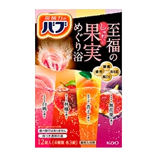 Лечебная соль для ванн с углекислым газом "Blissful Fruit Tour", 12 шт.