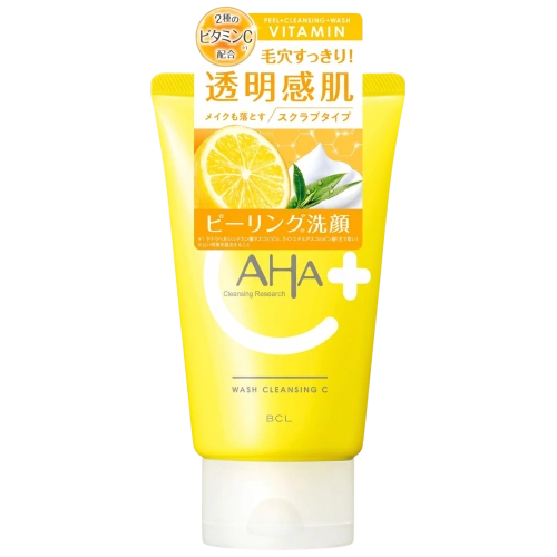 C дәрумені мен AHA бар 3-і 1-де скраб-көбік «Cleansing Research Wash Cleansing C» BCL, 120 г