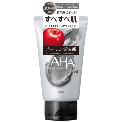 Қара балшық пен көмірі бар 3-і 1-де скраб-көбік «Cleansing Research Wash Cleansing BLACK» BCL, 120 г