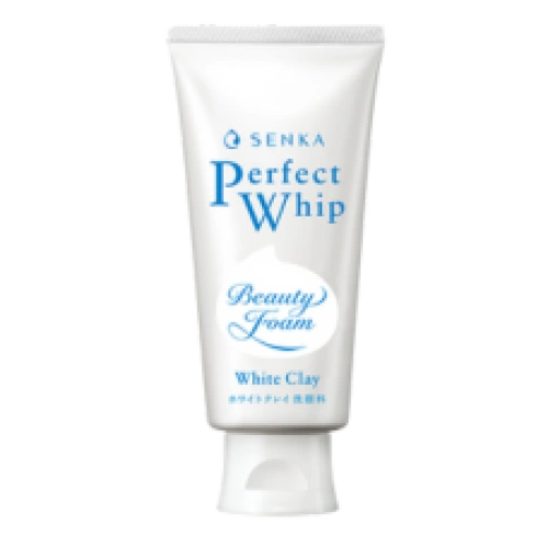 Ақ балшығы бар бет жууға арналған көбік "Hada Senka - Perfect Whip White Clay", 120 гр.
