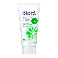 Очищающая пенка для умывания против акне "Biore - Acne Care", 130 гр