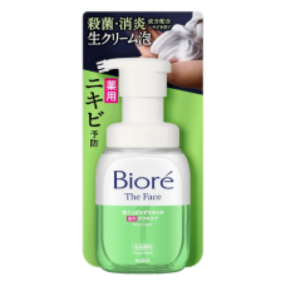 Пенка для умывания для проблемной кожи для акне "Biore The Face - Acne Care", 200 мл.