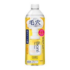 Пенка для умывания от черных точек и для гладкой кожи "Biore The Face - Smooth Clear", 340 мл. (Сменный блок)