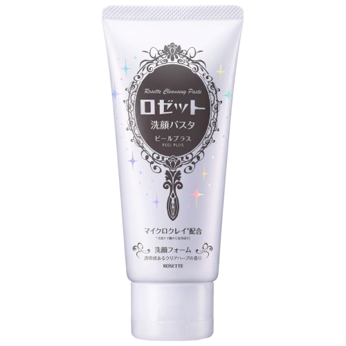 Тегіс теріге балшық пен AHA бар бет жуатын көбік «Facial Wash Pasta Peel Plus» Rosette, 120 г