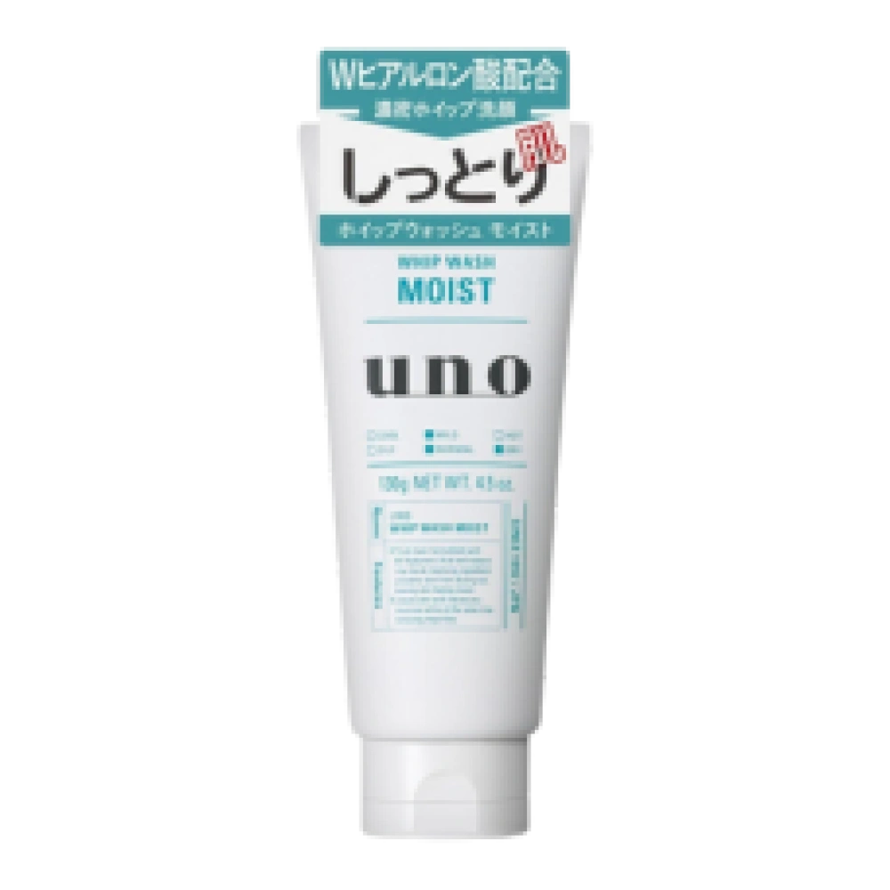 Мужская кремовая пенка для умывания и увлажнения кожи "UNO - Whip Wash Moist", 130 гр. 
