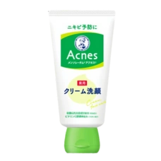 Лечебный крем для умывания лица против акне с бактерицидным и противовоспалительным эффектом "Mentholatum Acnes Medicinal Cream Face Wash", 130 гр.