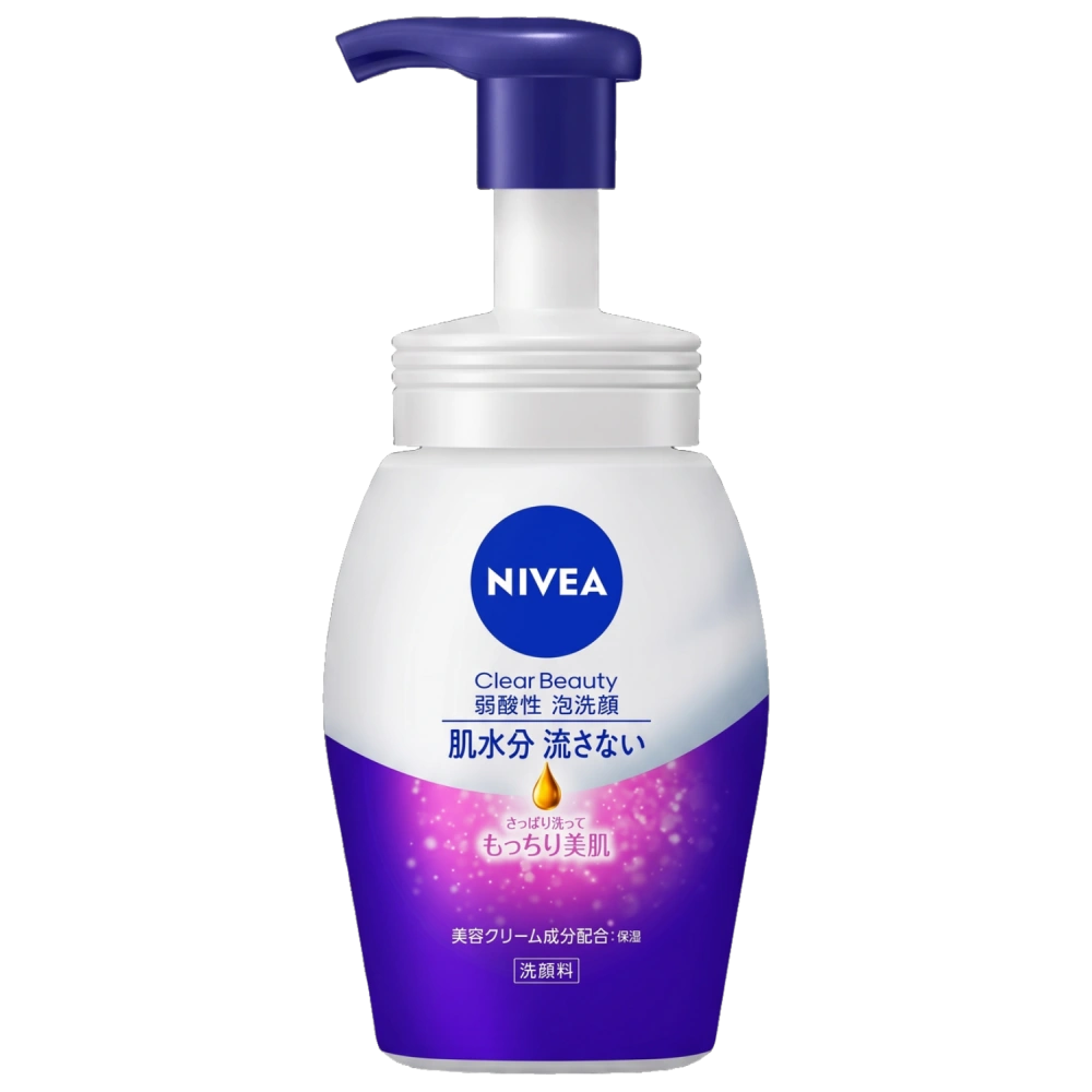 Слабокислотная пенка для умывания лица (упругость и гладкость) "Nivea Clear Beauty Foaming Face Wash", 150 мл
