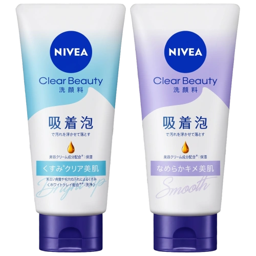 Ақ балшық қосылған «Nivea Clear Beauty» бет жууға арналған тазартқыш көбігі, 130 г
