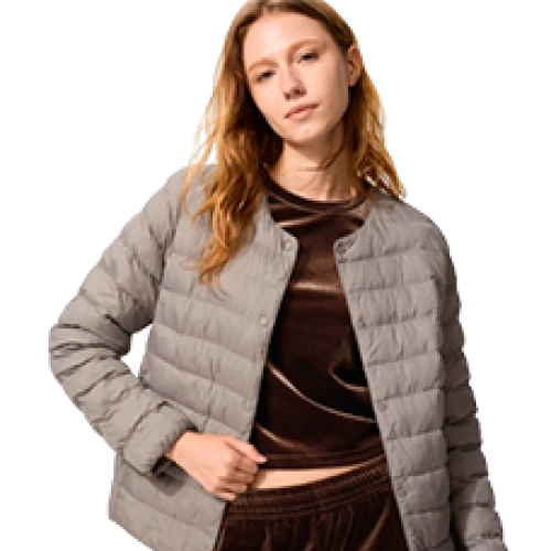 Әйелдерге арналған ықшам куртка "Puff Tech" Compact Jacket, Grey (сұр).