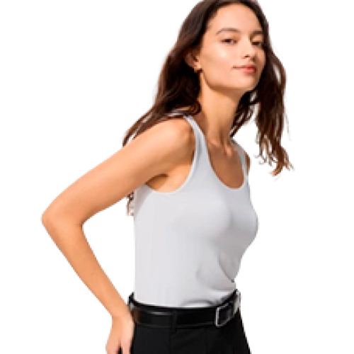 Әйелдерге арналған тегіс майка Airism Bra Tank top, Grey (сұр)
