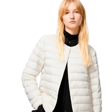 Компактная женская куртка "Puff Tech" Compact Jacket, White (белый).