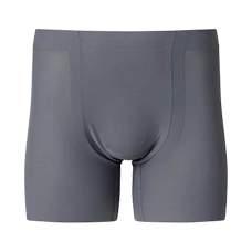 Бесшовные мужские трусы - боксеры, AIRism Ultra Seamless Anti Odor Mesh Boxer Brief, серый