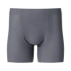 Бесшовные мужские трусы - боксеры, AIRism Ultra Seamless Anti Odor Mesh Boxer Brief, серый