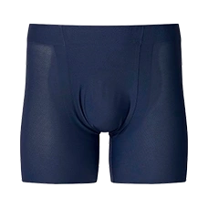 Бесшовные мужские трусы - боксеры, AIRism Ultra Seamless Anti Odor Mesh Boxer Brief, 4ХL (116-124 см), синий 