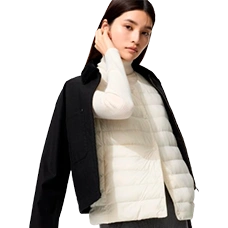 Компактный жилет "Puff Tech", OFF WHITE (молочно белый).