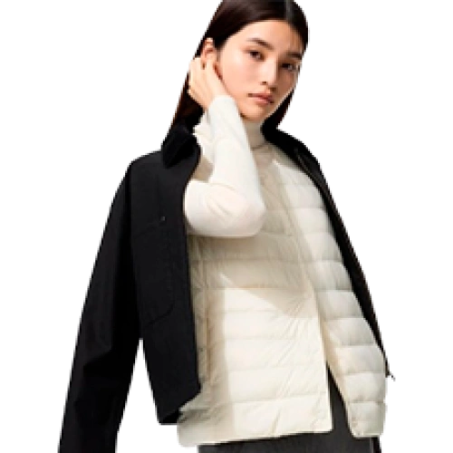 "Puff Tech" ықшам жилеті, OFF WHITE (сүт түсті ақ).