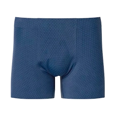 Бесшовные мужские трусы боксеры, AIRism Seamless Boxer Briefs, Blue (синий).