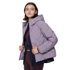Куртка "Puff Tech" UNIQLO (сиреневая)