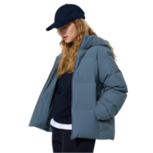 Пуховик "Seamless" UNIQLO (көк)