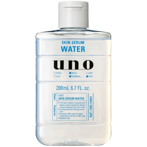 Fine Today UNO Skin Serum Water ерлерге арналған бетке арналған ылғалдандыратын сарысу-лосьон, 200 мл