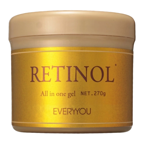 Ретинолы бар бетке арналған 5 в 1 көпфункционалды гель «EVERYYOU Retinol All-In-One Gel», Doshisha, 270 г