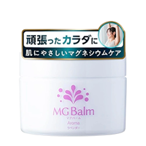 Дене мен бетке арналған MG Balm магнийлі ылғалдандырғыш бальзамы, лаванда майымен, 100 г