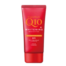Лечебный отбеливающий крем для рук с коэнзимом Q10 - Глубокое увлажнение "CoenRich Q10 Whitening Medicated Deep Moisture Cream", 80 гр (без запаха)