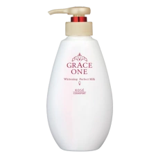 Отбеливающее молочко от 50 лет 3 в 1 с коллагеном и витамином С "GRACE ONE Perfect Milk", 230 мл.