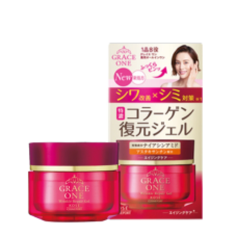 Антивозрастной гель-крем 8-в-1 (от 50 лет) с коллагеном и ретинолом "Grace One Rich Repair Gel EX", 100 гр.