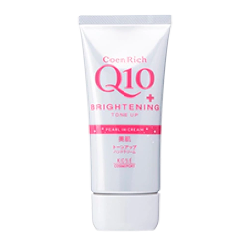 Q10 коэнзимі бар ағартқыш қол кремі – лезде жарқырау «CoenRich Q10 Brightening Tone Up», 80 гр.