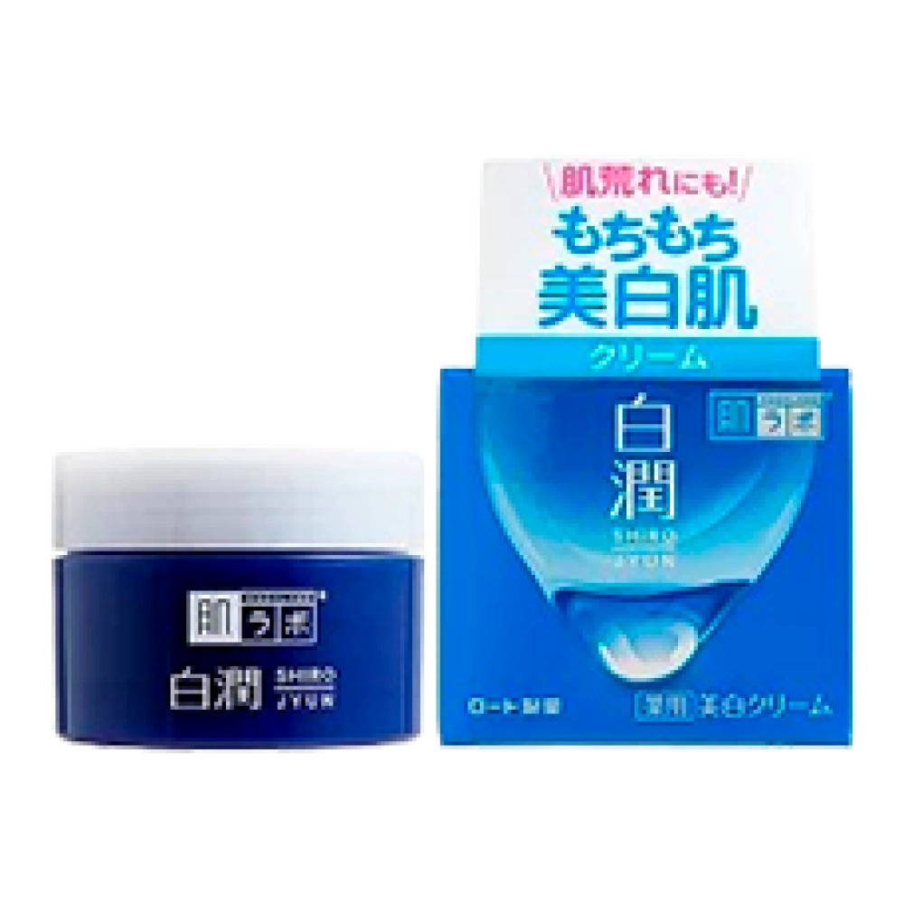 Отбеливающий крем с арбутином Hada Labo Shirojyun Medicated Whitening Cream, 50 гр. 