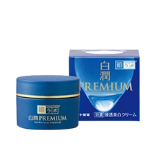 Лечебный отбеливающий крем от пигментных пятен "Hada Labo Hakujun Premium Medicated Whitening Cream", 50 гр