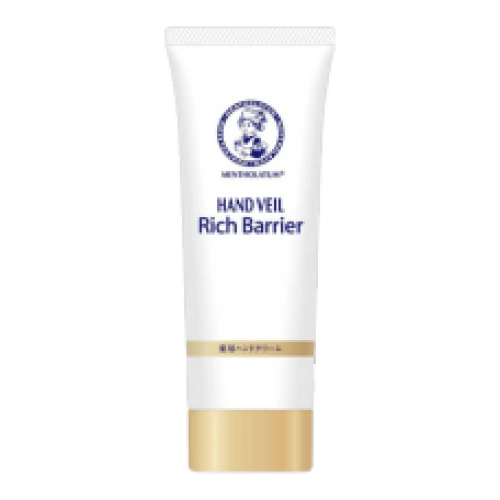 Емдік қол кремі "Mentholatum Hand Veil Rich Barrier", құрғақ және желден зардап шеккен теріге арналған, 70 г.