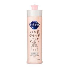 Жидкость для мытья посуды с ароматом ромашки "Kyukyutto Hand Mild Chamomile", 230 мл.