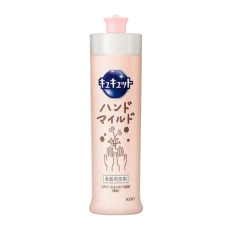 Жидкость для мытья посуды с ароматом ромашки "Kyukyutto Hand Mild Chamomile", 230 мл.