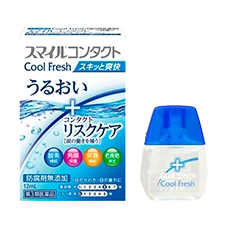 Глазные капли для использования с контактными линзами "Smile Contact Cool Fresh", 12 мл