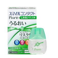 Глазные капли для использования с контактными линзами "Smile Contact Pure", 12 мл