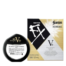 Освежающие глазные капли для уставших и покрасневших глаз «Sante FX V Plus» , 12 мл