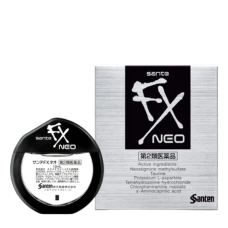 Освежающие глазные капли для уставших и покрасневших глаз «Sante FX NEO» Santen, 12 мл