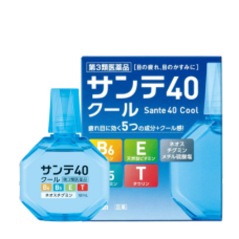 Витаминизированные капли для глаз с витаминами и аминокислотами «Sante 40 Cool», 12 мл