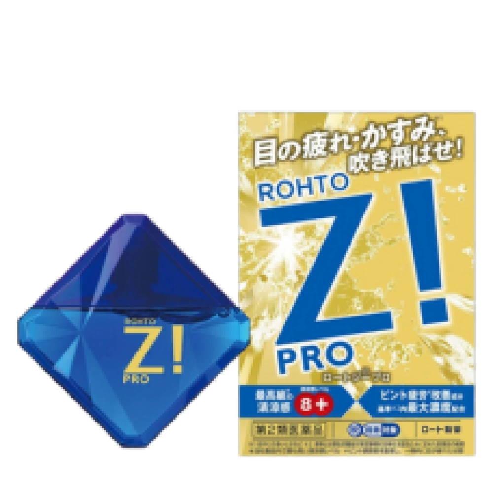 Освежающие глазные капли против усталости и для регулировки фокуса "Rotobi Z Pro" Rohto, 12 мл
