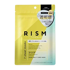 Тканевая маска для лица, сияние и сужение пор "Rism-Clear", 7 шт.