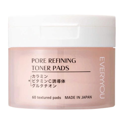 Тері тесіктеріне каламин мен С дәрумені бар тонер-пэдтер «Pore Care Toner Pad» EVERYYOU, 60 дана