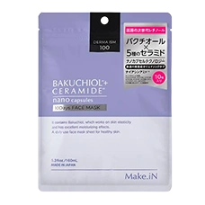 Антивозрастная маска для лица BAKUCHIOL + CERAMIDE, 10 шт.