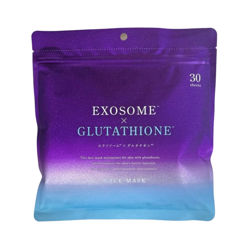 Жарқырауға арналған экзосома мен глутатионы бар маскалар «EXOSOME × GLUTATHIONE» CLOISTERS, 30 дана