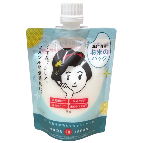 Тегіс әрі жылтыр теріге арналған шайылатын күріш маскасы «Rinse-off Rice Face Pack» Cogit, 150 г