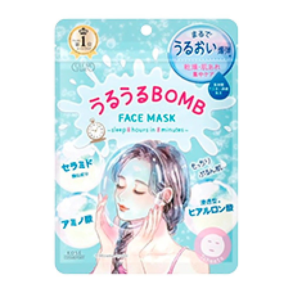 Увлажняющая тканевая маска для лица «Clear Turn BS Moisturizing Face Mask», 7 листов / 168 мл