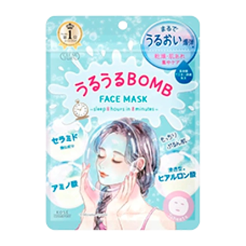 Ылғалдандырушы маталы бет маскасы «Clear Turn BS Moisturizing Face Mask», 7 парақ / 168 мл