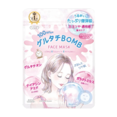 Глутатион қосылған маска "CLEAR TURN - Glutathione BOMB", 7 дана